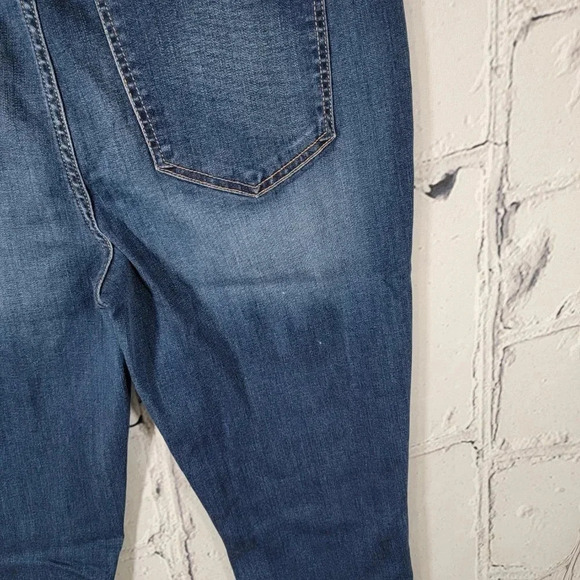 Jen7 Womens 10 Stretch Skinny Jeans Dark Wash‎ High Rise Casual Denim Daily - Picture 5 of 6